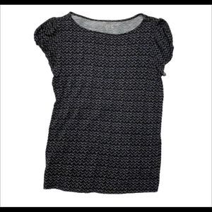 Loft black medium short sleeve top